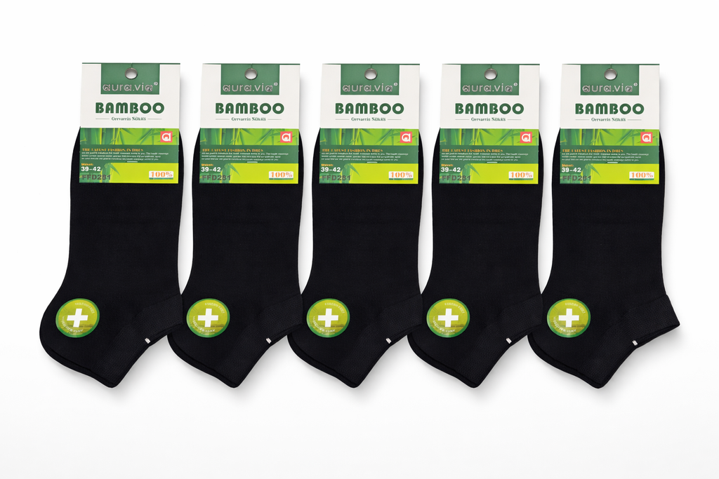 Aura.via - vyriškos bambukinės kojinės