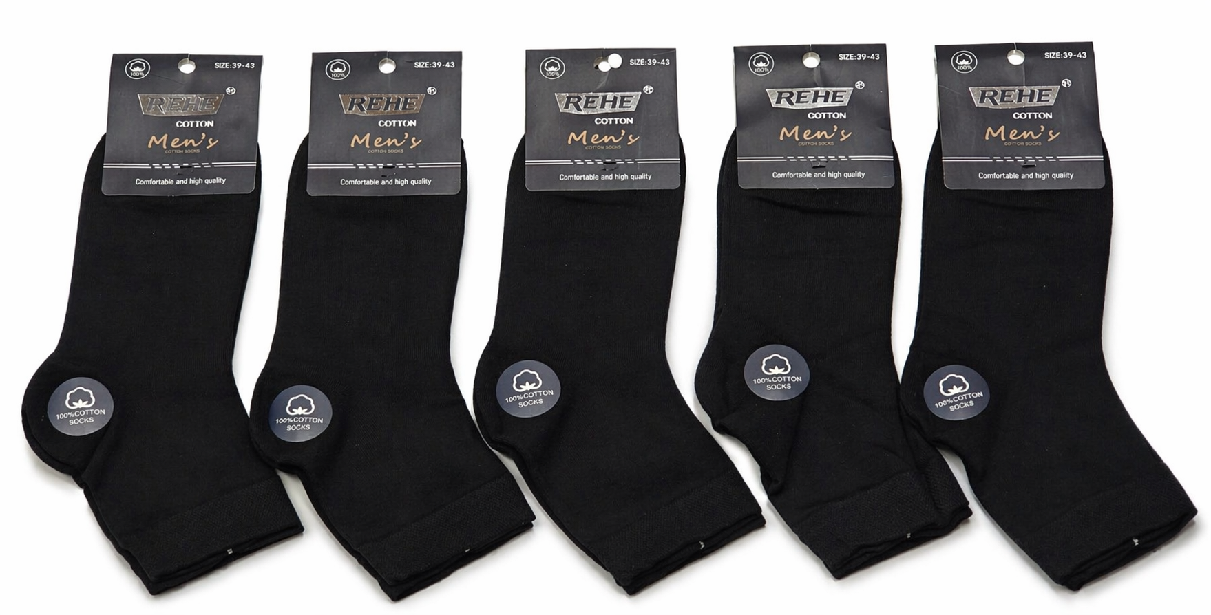 REHE - vyriškos medvilninės ilgos puskojinės