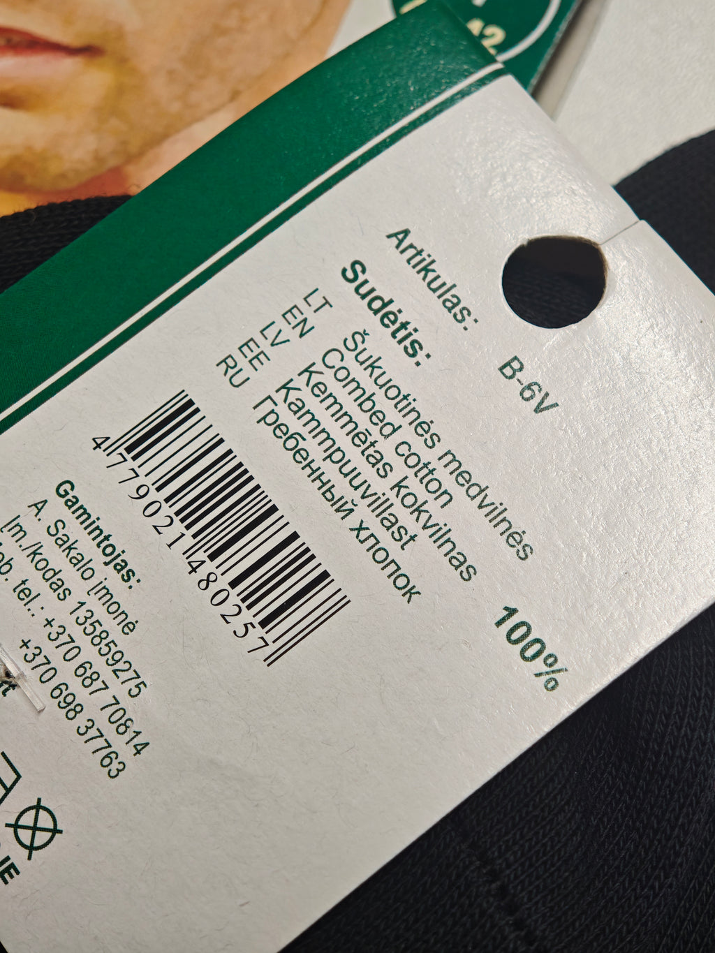 Klasika - vyriškos medvilninės klasikinės kojinės