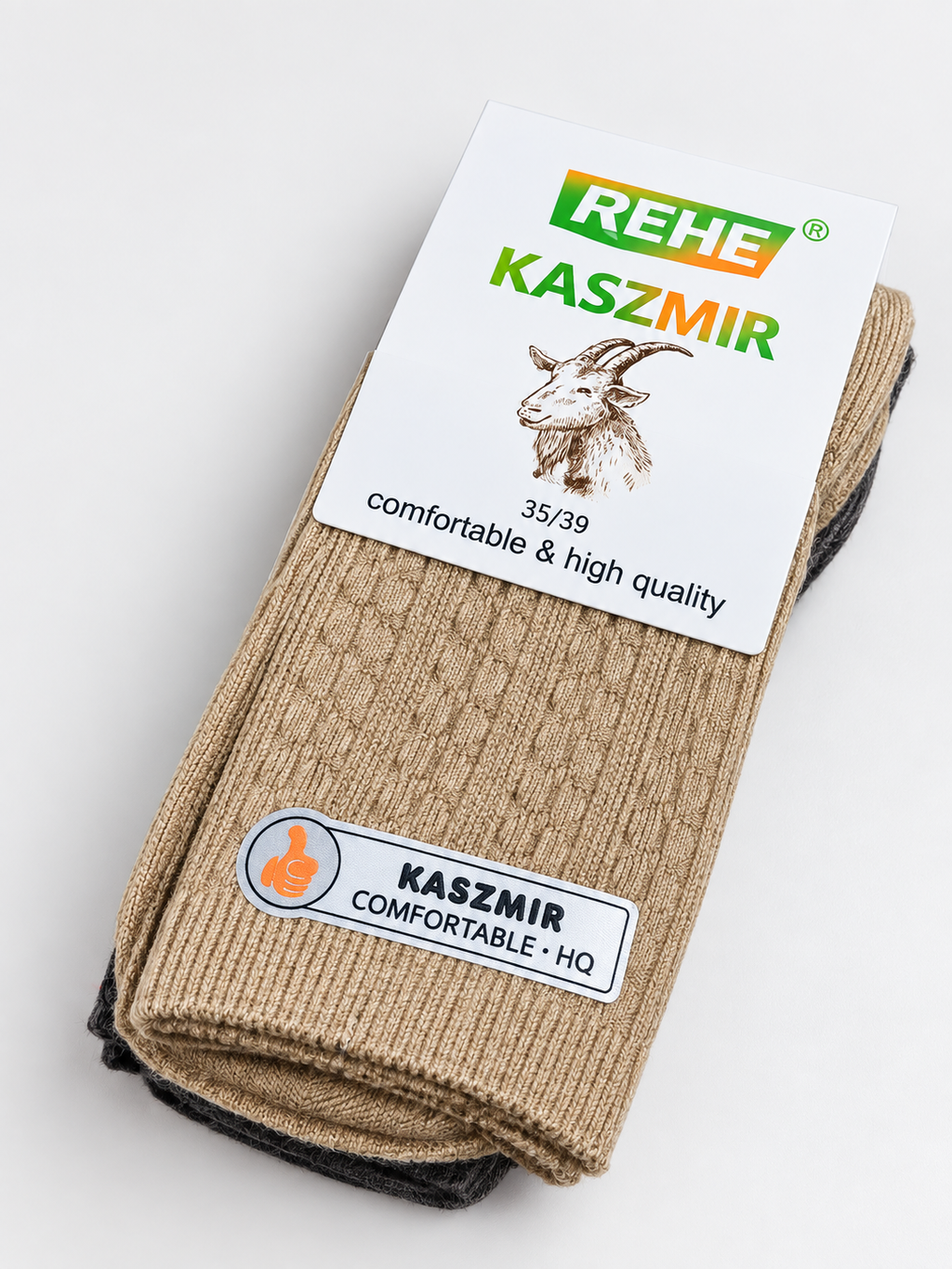 REHE - moteriškos kašmyrinės kojinės