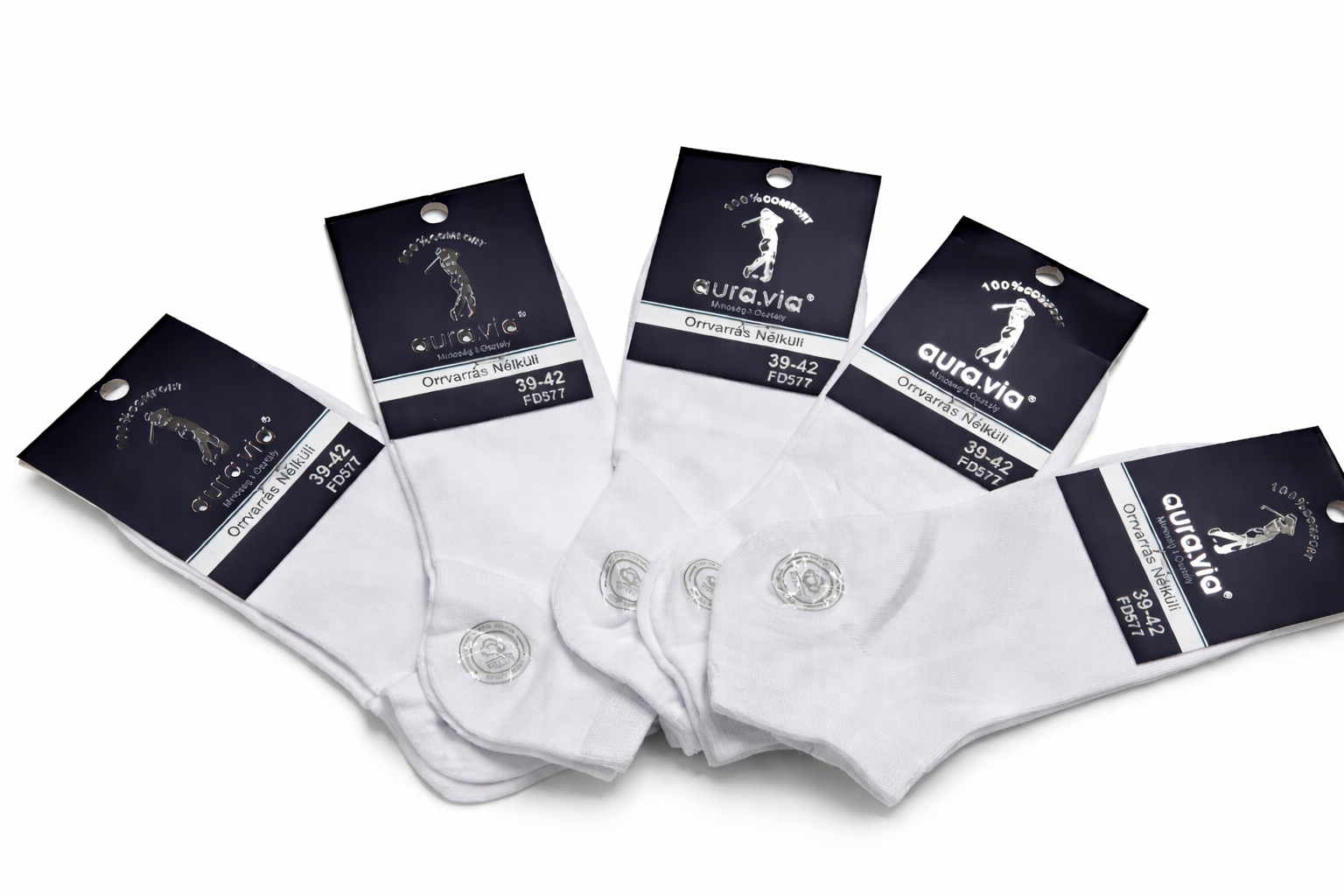 Aura.via - vyriškos medvilninės kojinės
