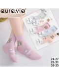 Aura.via - vaikiškos kojinės su gyvūnėliais