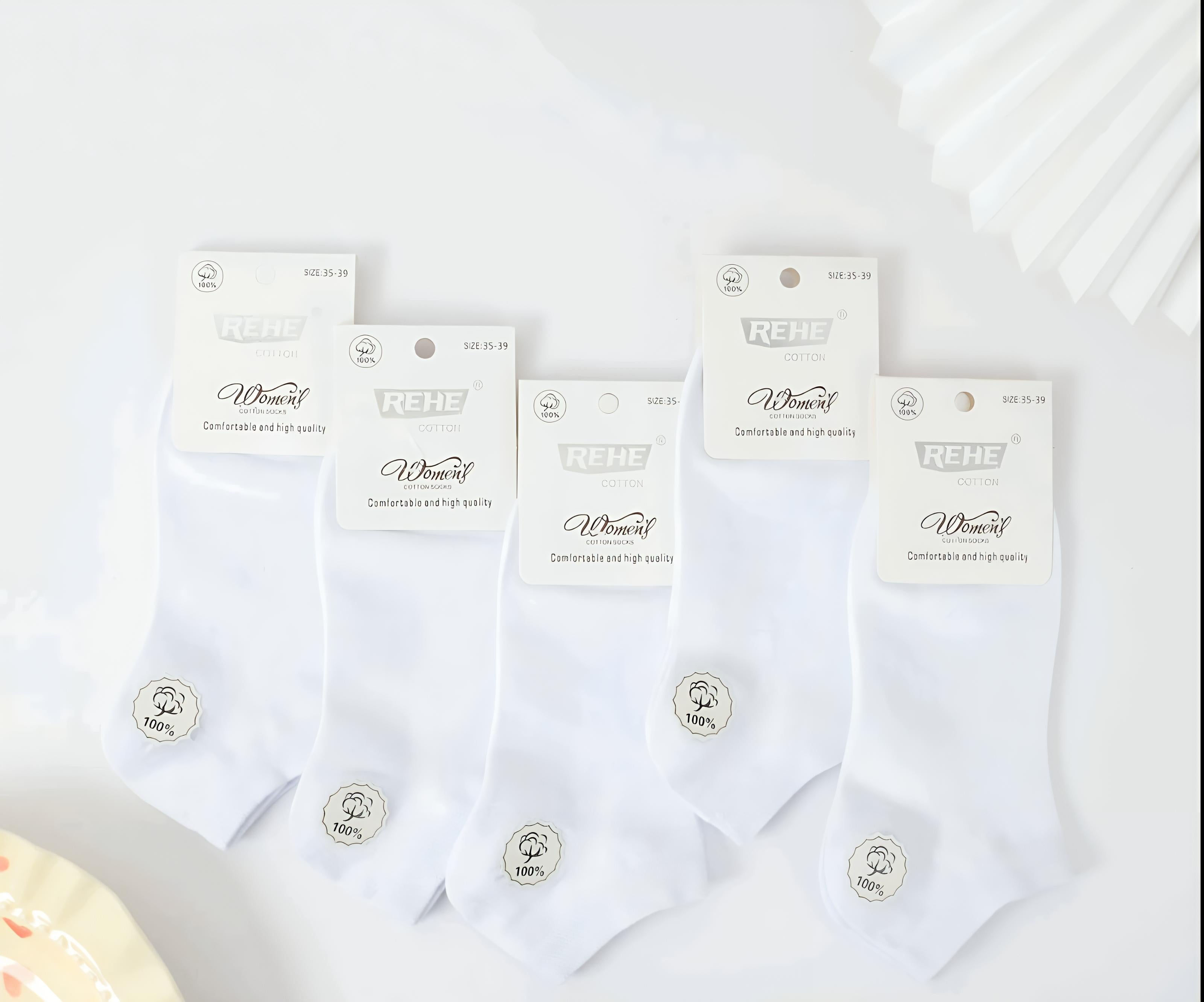 REHE - moteriškos medvilninės kojinės