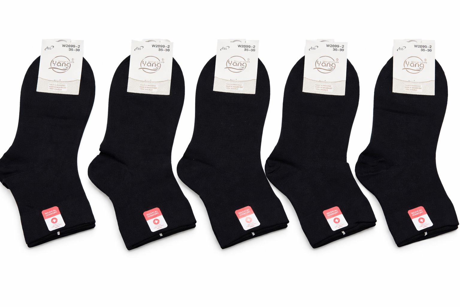 YANG - kojinės su medicinine guma