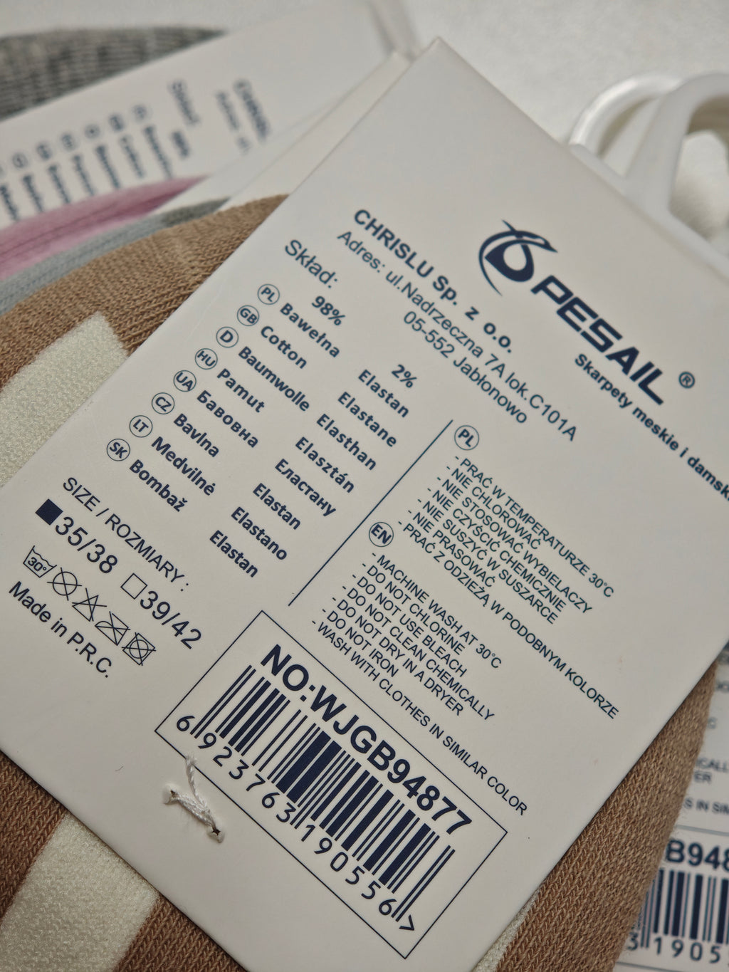 PESAIL - kojinės su kapibara