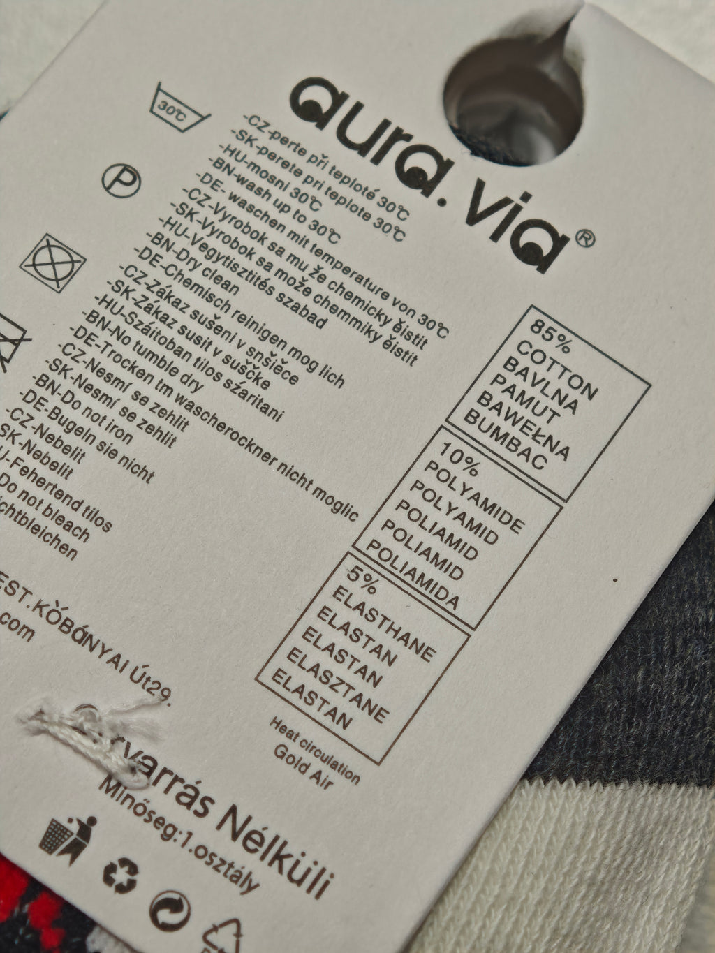 Aura.via - vaikiškos kojinės su traktoriukais