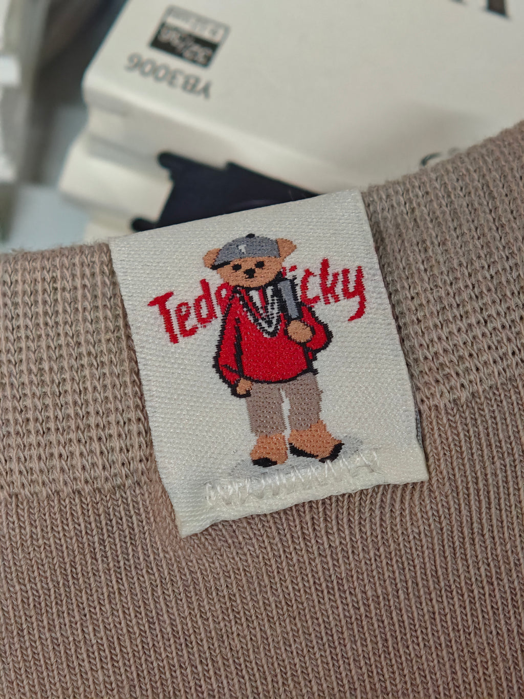 YANG - vaikiškos kojinės su meškiuku