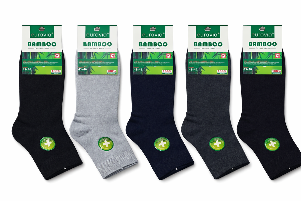 Aura.via - vyriškos bambukinės kojinės