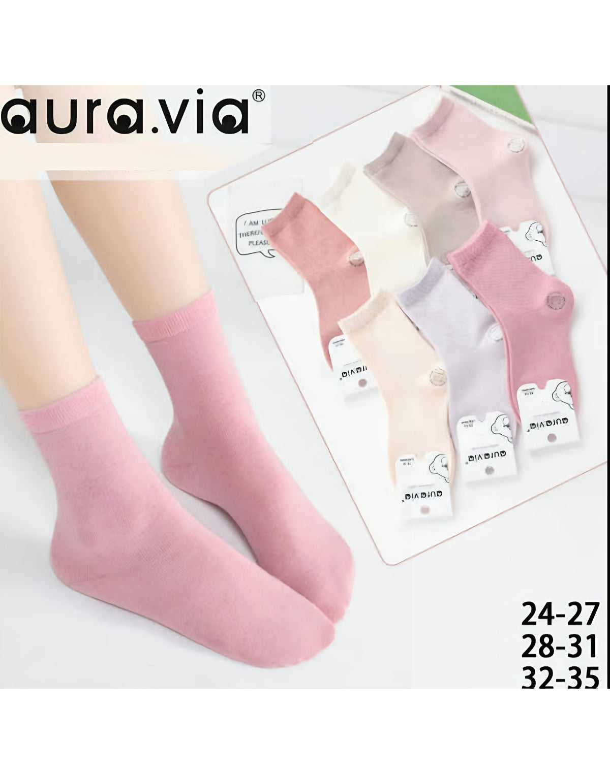 Aura.via - vaikiškos kojinės
