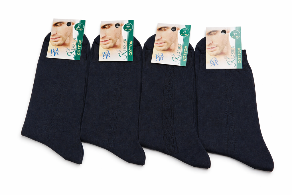 Klasika - vyriškos medvilninės klasikinės kojinės