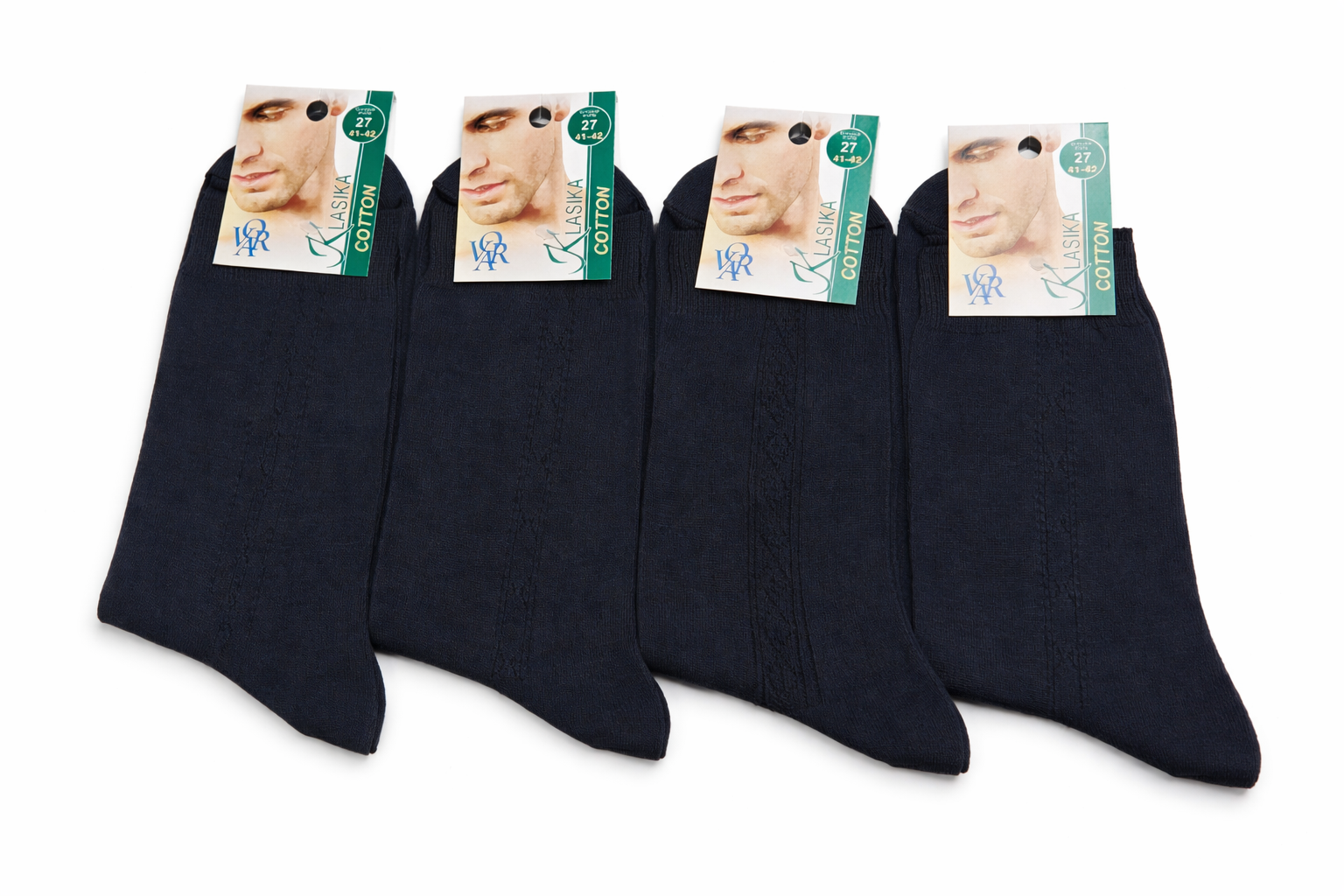 Klasika - vyriškos medvilninės klasikinės kojinės