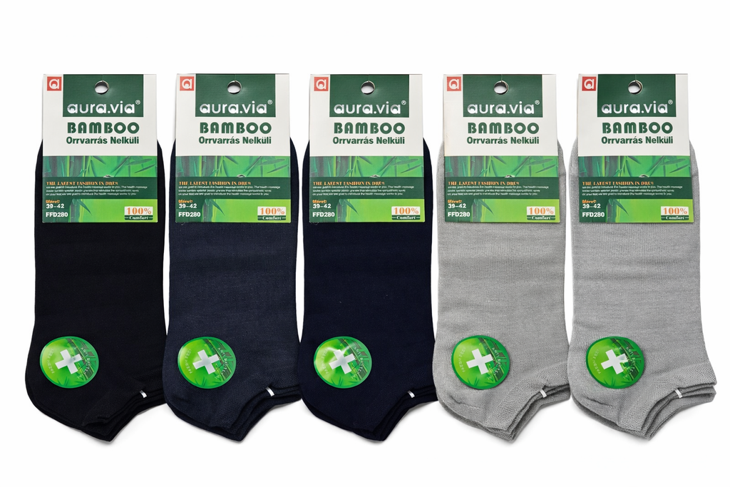 Aura.via - vyriškos bambukinės kojinės