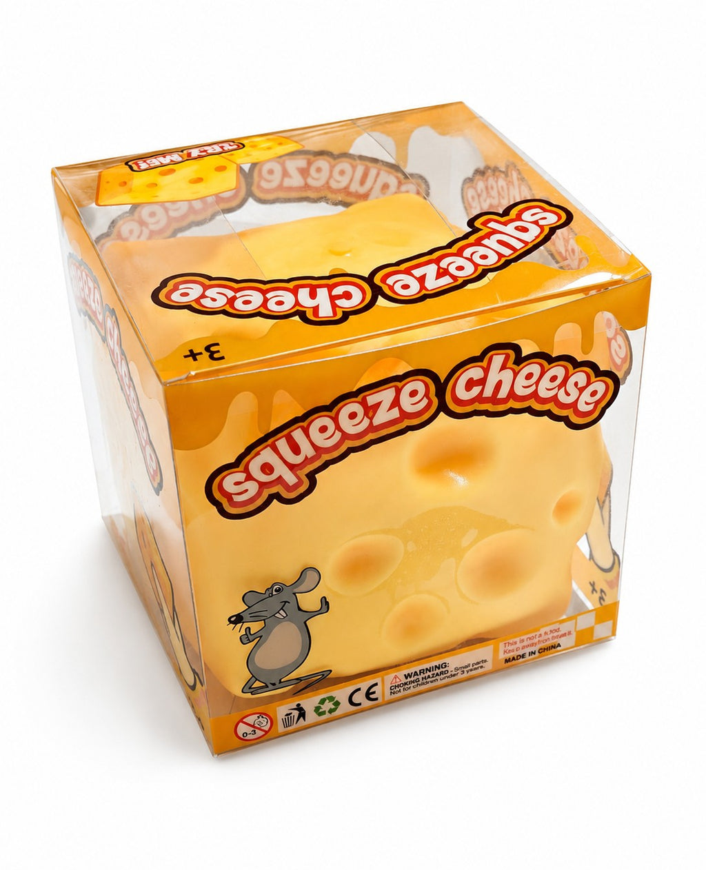 Cheese Squishy antistresas - 10 x 10 cm