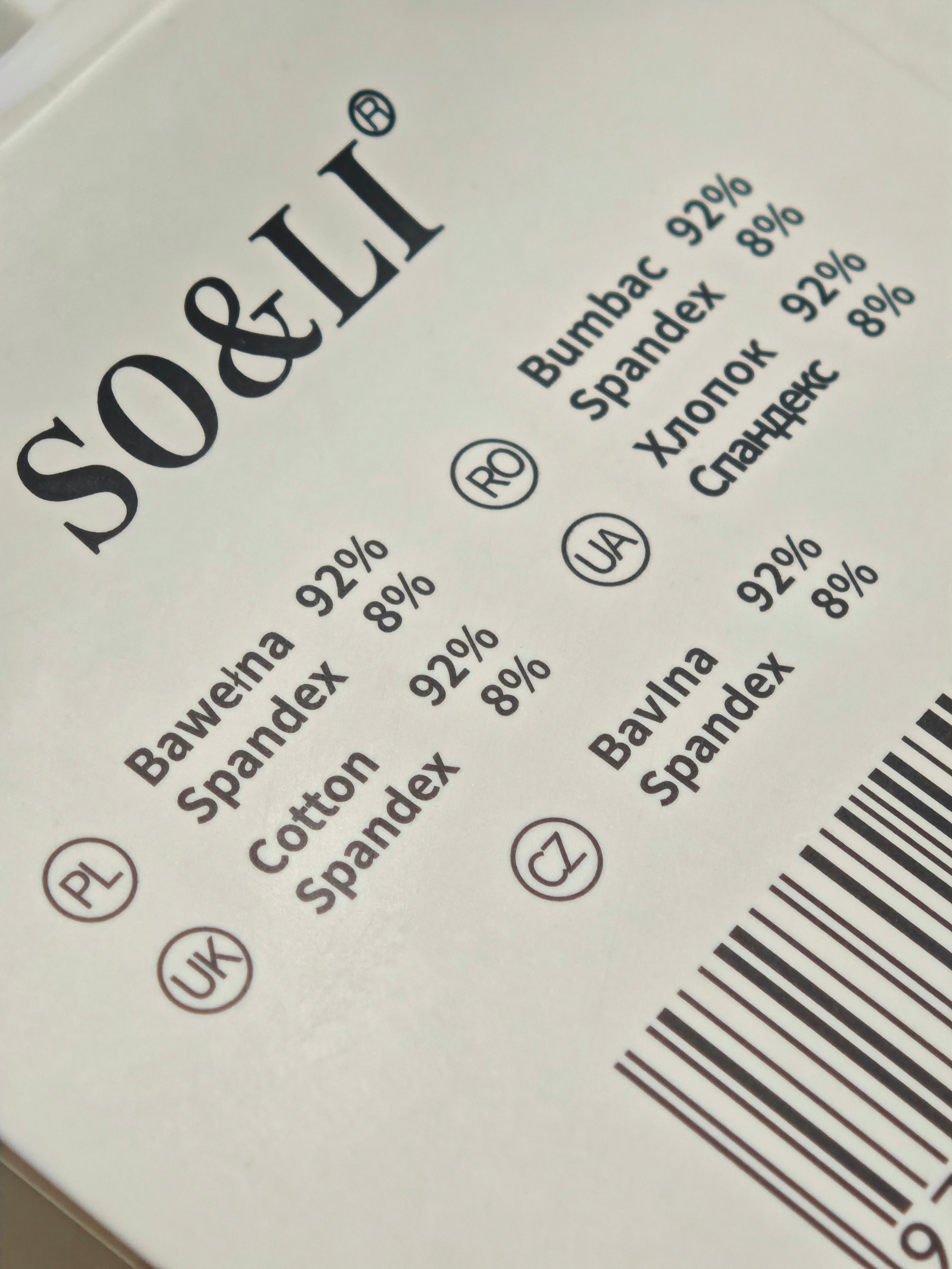 SO&LI - kvepiančios kojinės su kompresu