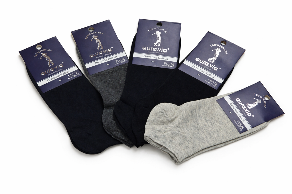 Aura.via - vyriškos medvilninės kojinės