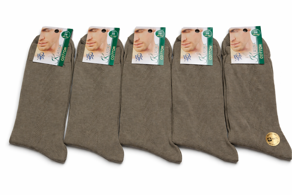 Klasika - vyriškos medvilninės klasikinės kojinės