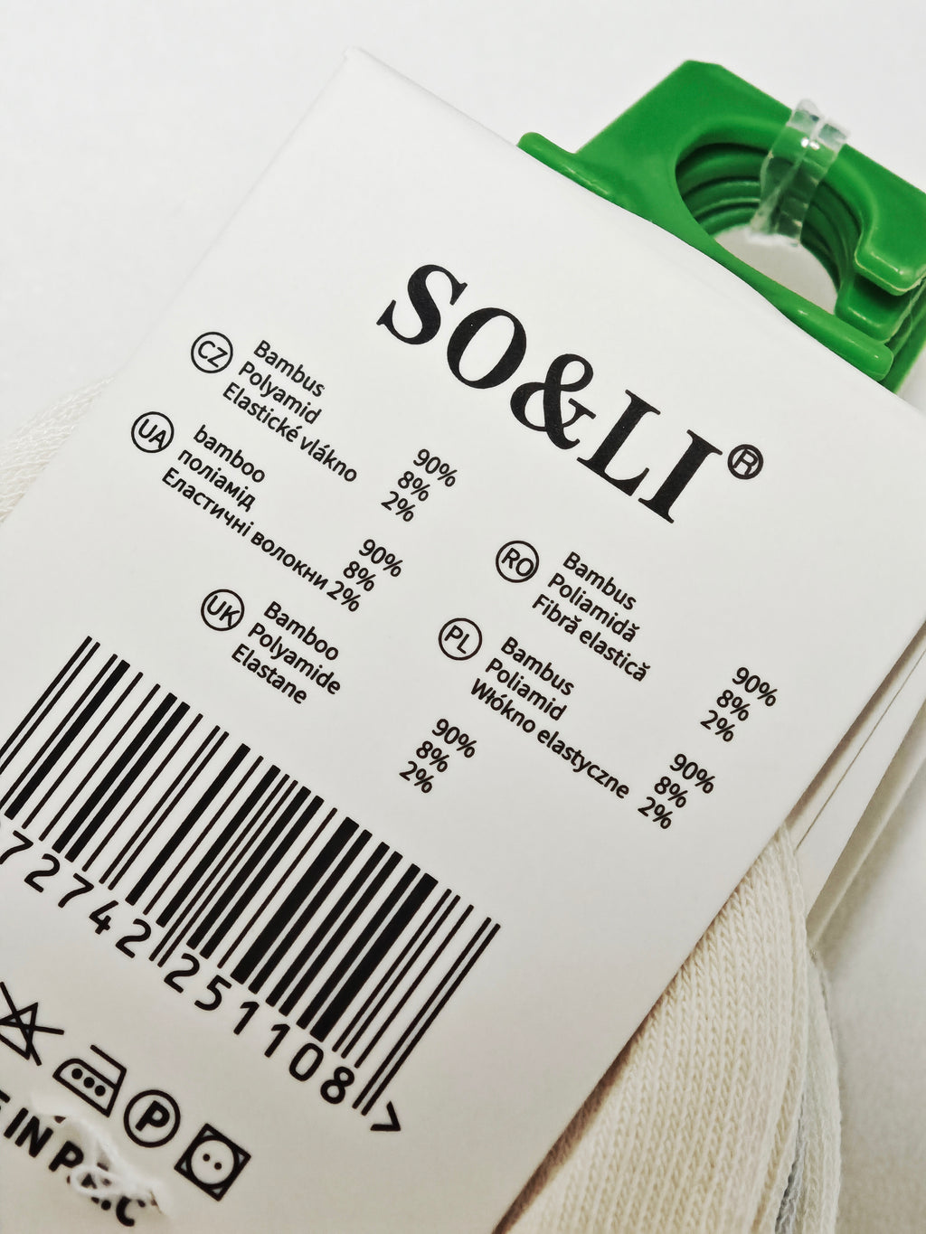 SO&LI - moteriškos bambukinės kojinės