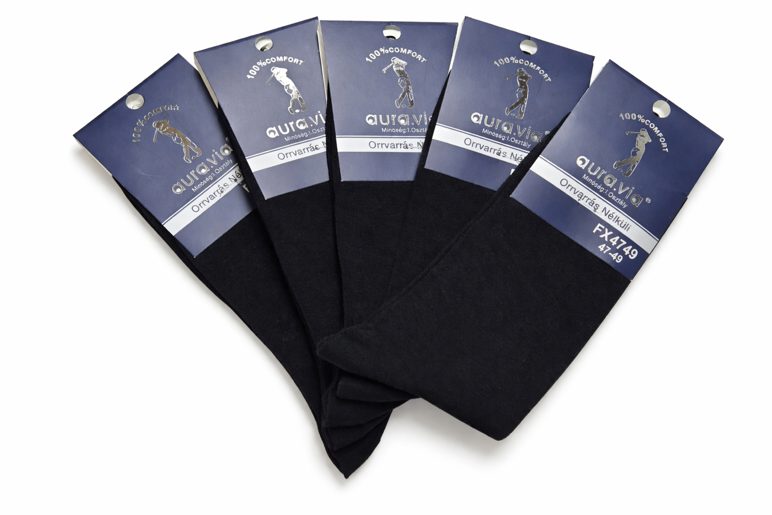 Aura.via - vyriškos medvilninės kojinės 47-49