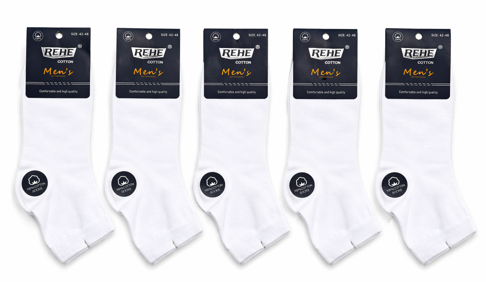 REHE - vyriškos medvilninės puskojinės