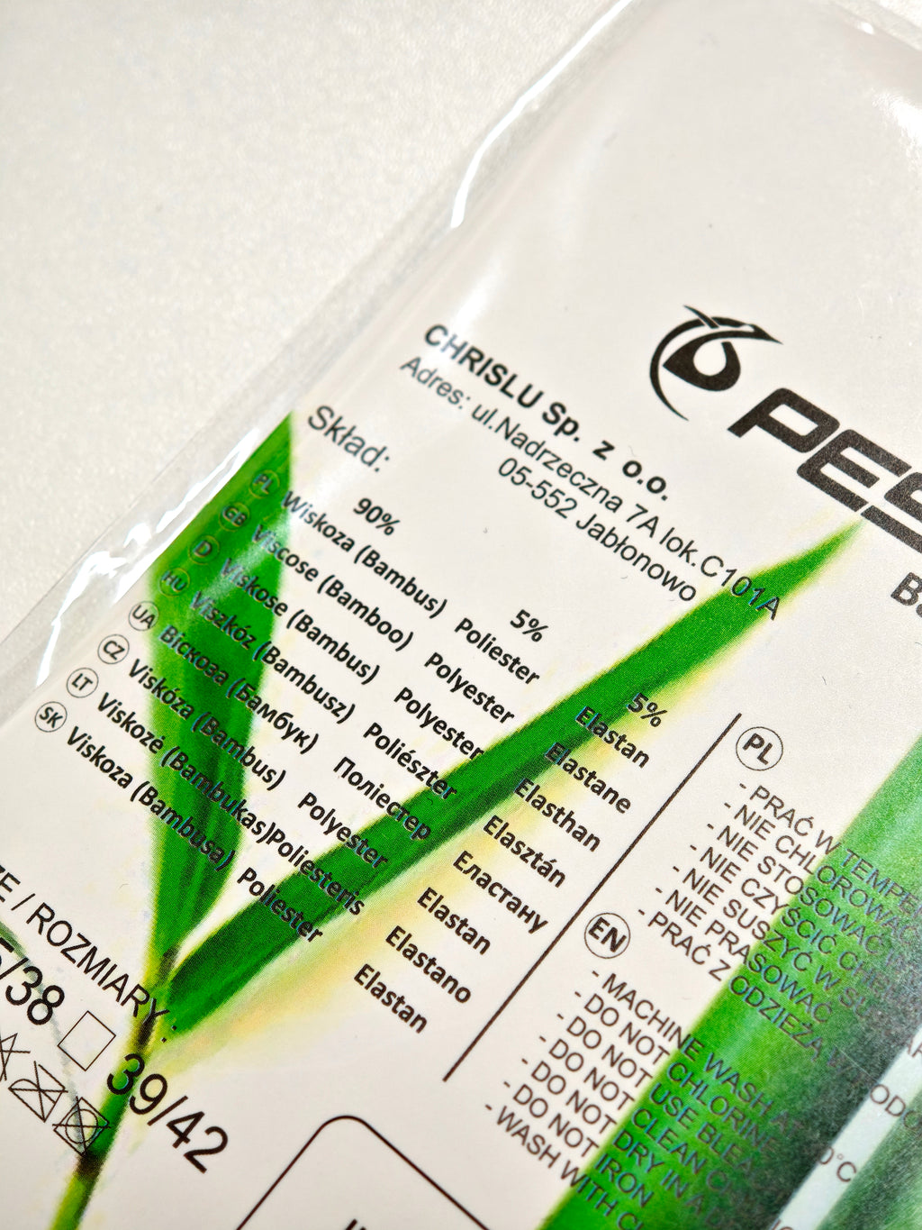 PESAIL - pėdutės iš viskozės