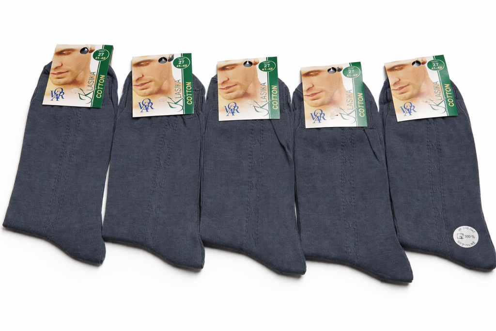 Klasika - vyriškos medvilninės klasikinės kojinės