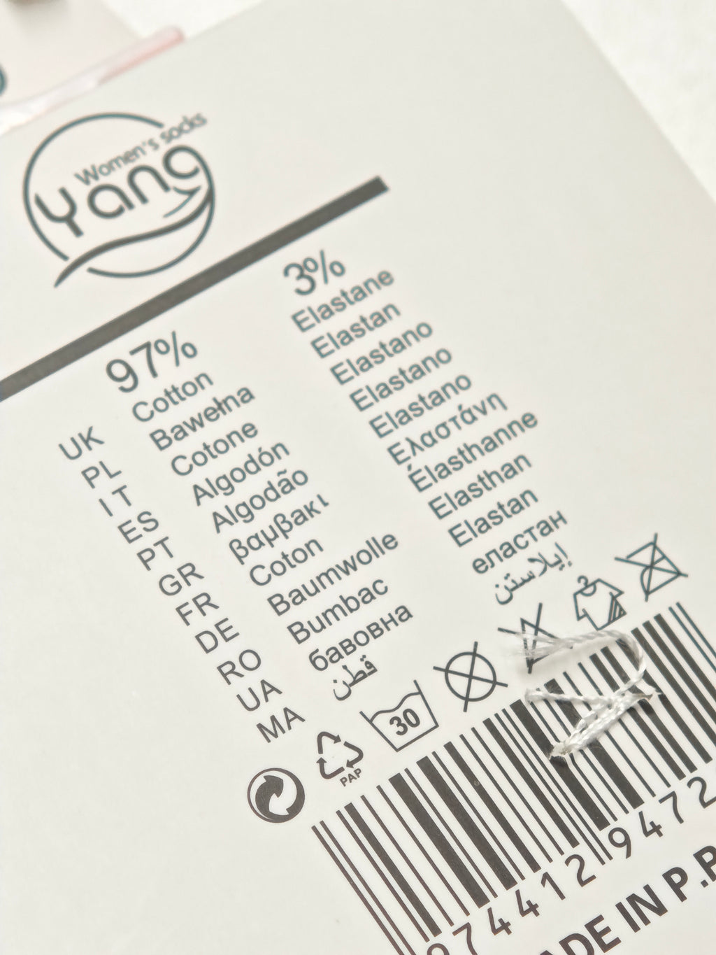 YANG - kojinės su kompresu