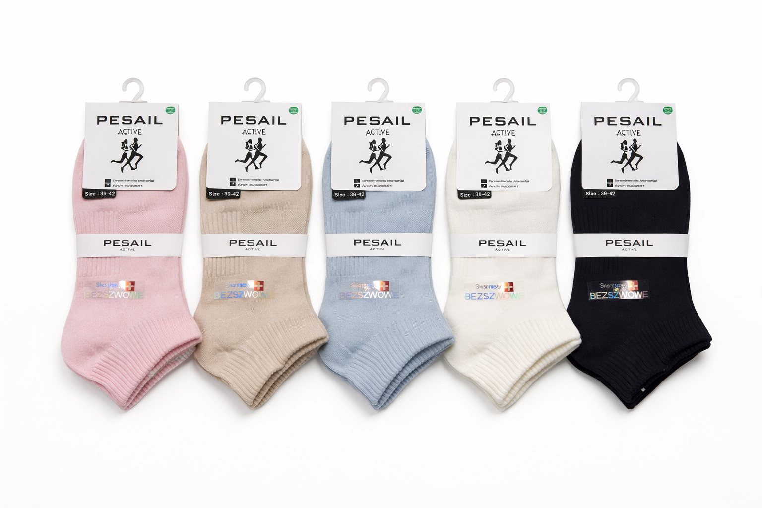 PESAIL - kojinės su kompresu ir kilpiniu padu