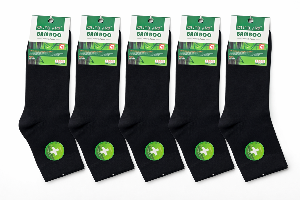 Aura.via - vyriškos bambukinės kojinės
