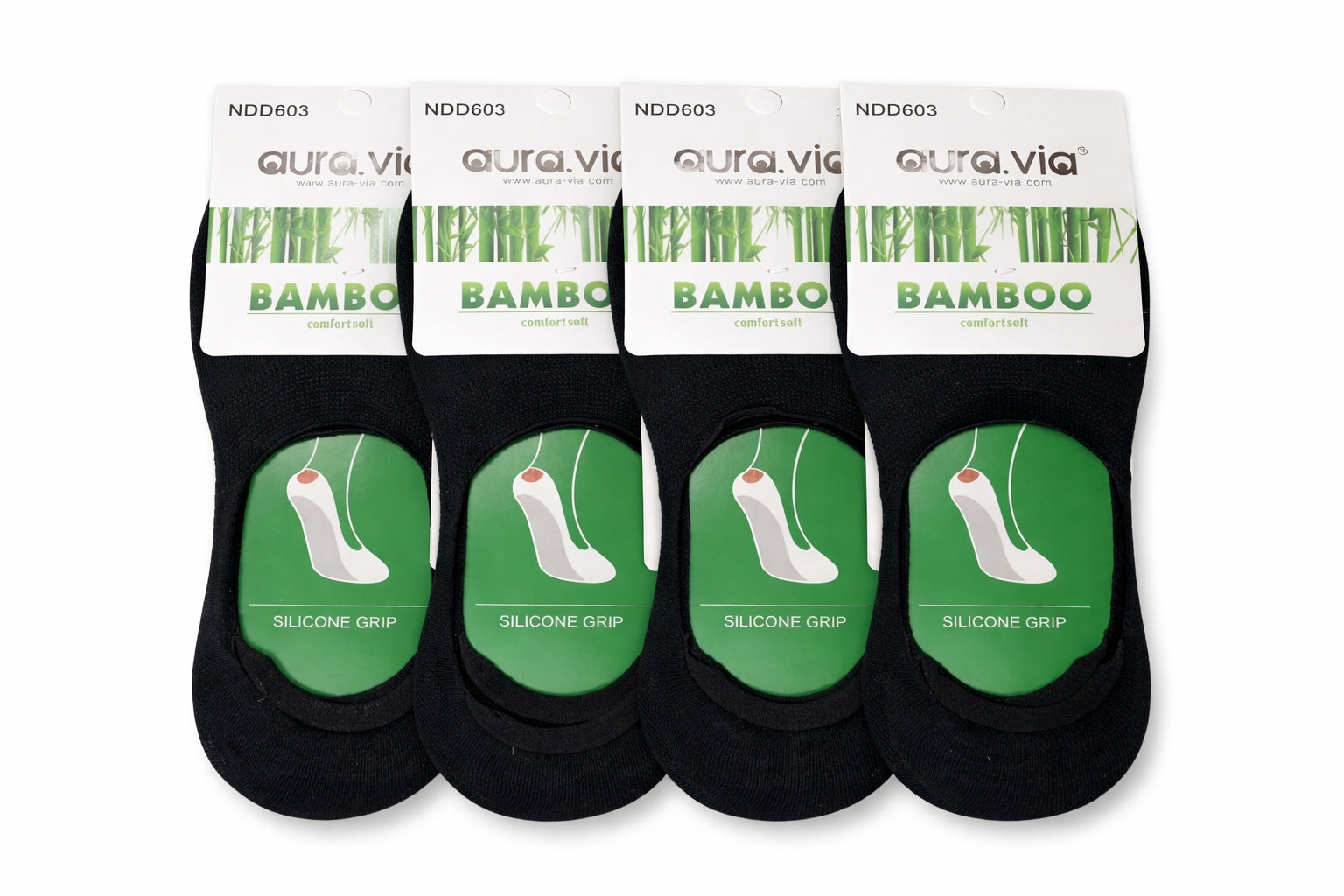 Aura.via - moteriškos pėdutės iš bambuko